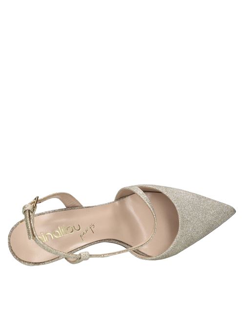 Décolleté slingback in tessuto microglitter NINALILOU | 311218K7 GLITTERAVORIO